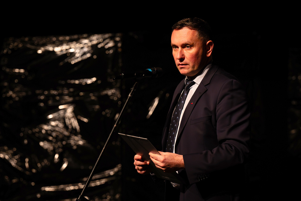 Spektakl „Wilijo na poziomie 650” oraz spotkanie z uczestnikami strajku w KWK „Ziemowit” - Chorzów, 14 grudnia 2023. Fot.: IPN K. Łojko