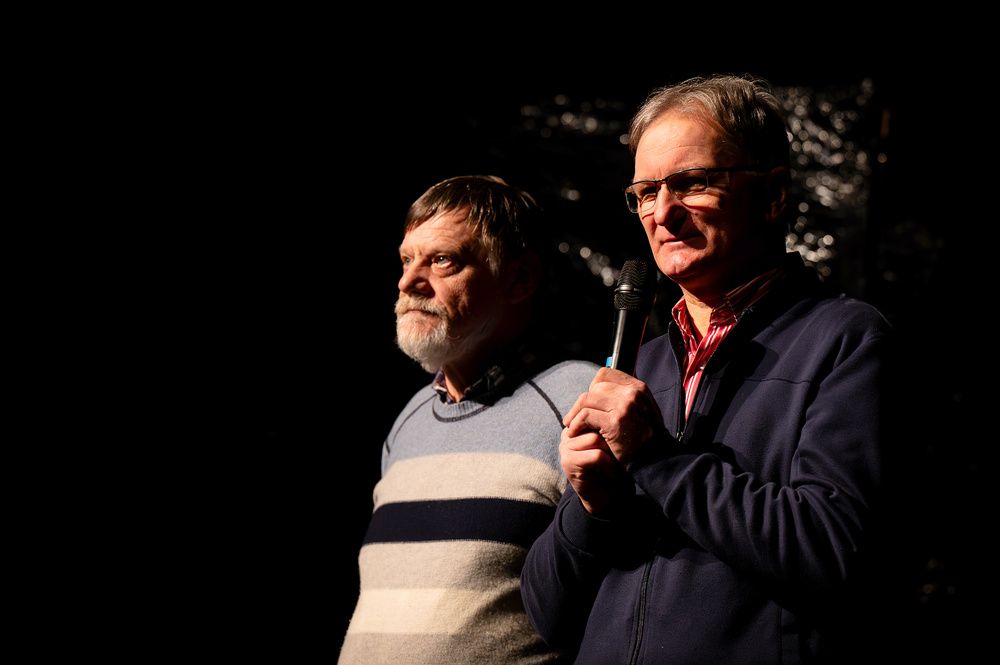 Spektakl „Wilijo na poziomie 650” oraz spotkanie z uczestnikami strajku w KWK „Ziemowit” - Chorzów, 14 grudnia 2023. Fot.: IPN K. Łojko