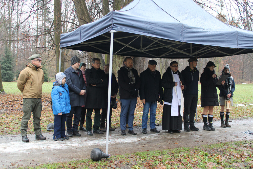 Odsłonięcie tablicy upamiętniającej ppor. Tadeusza Jänicha – Żywiec, 16 grudnia 2023