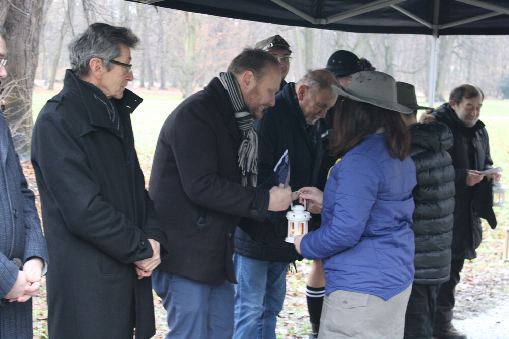 Odsłonięcie tablicy upamiętniającej ppor. Tadeusza Jänicha – Żywiec, 16 grudnia 2023