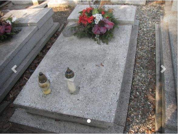 Grób Józefa Rudzkiego (przed remontem).