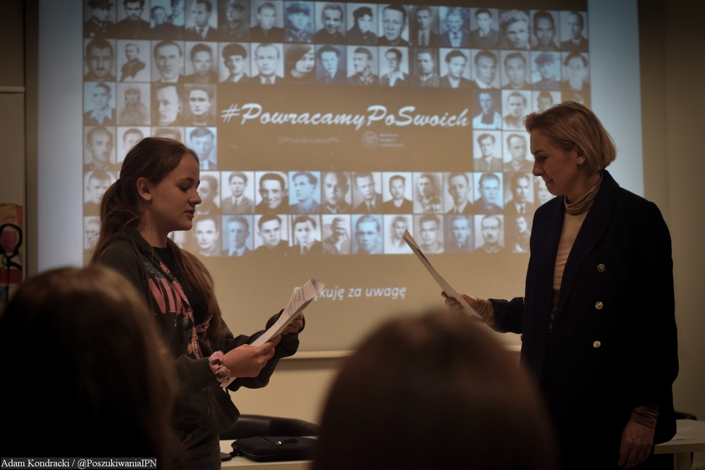 „Łączka i inne miejsca poszukiwań” - Katowice, 10.01.24. Fot.: Adam Kondracki / IPN
