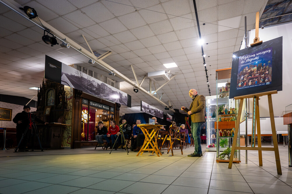 Prelekcja ,,Odyseja Czarnych Diabłów. Udział 1 Dywizji Pancernej gen. Stanisława Maczka w walkach na Zachodzie Europy" – Mysłowice, 11 stycznia 2024. Fot.: IPN K. Łojko