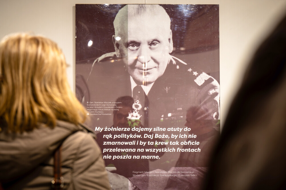 Prelekcja ,,Odyseja Czarnych Diabłów. Udział 1 Dywizji Pancernej gen. Stanisława Maczka w walkach na Zachodzie Europy" – Mysłowice, 11 stycznia 2024. Fot.: IPN K. Łojko