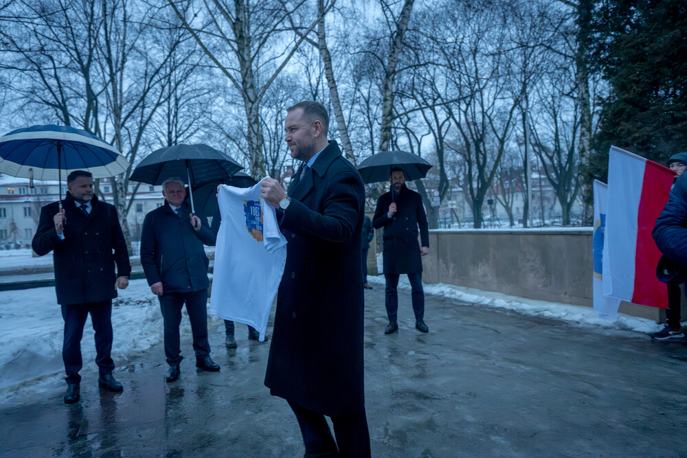 V edycja Biegu Pamięci ze Światłem Pokoju – Oświęcim – Gliwice. Fot.: IPN K. Łojko