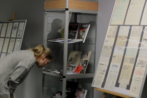 Otwarcie wystawy „Papierowa amunicja..." w Bielsku-Białej.