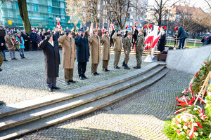 82. rocznica przekształcenia Związku Walki Zbrojnej w Armię Krajową – Katowice, 13 lutego 2024. Fot.: IPN K. Łojko