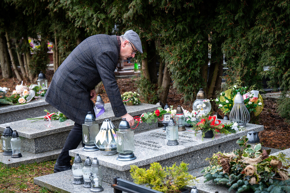 82. rocznica przekształcenia Związku Walki Zbrojnej w Armię Krajową – Katowice, 13 lutego 2024. Fot.: IPN K. Łojko