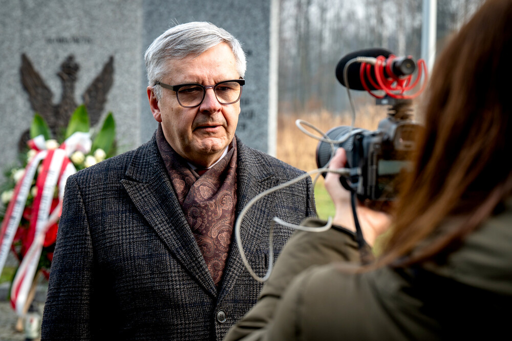 Oddanie hołdu Bohaterom spoczywającym w Kwaterze Żołnierzy Niezłomnych – Katowice, 1 marca 2024