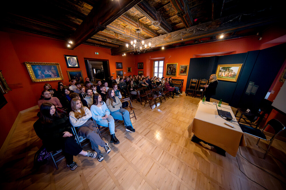 Zajęcia edukacyjne „Konspiracja młodzieżowa na Górnym Śląsku 1946-1956” – Tarnowskie Góry, 6 marca 2024. Fot.: IPN K. Łojko