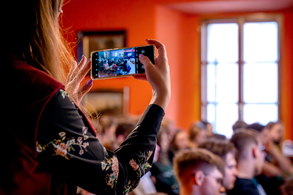 Zajęcia edukacyjne „Konspiracja młodzieżowa na Górnym Śląsku 1946-1956” – Tarnowskie Góry, 6 marca 2024. Fot.: IPN K. Łojko