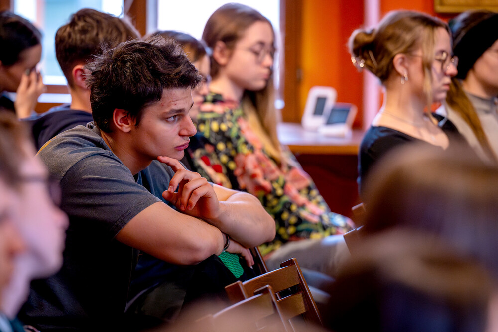 Zajęcia edukacyjne „Konspiracja młodzieżowa na Górnym Śląsku 1946-1956” – Tarnowskie Góry, 6 marca 2024. Fot.: IPN K. Łojko