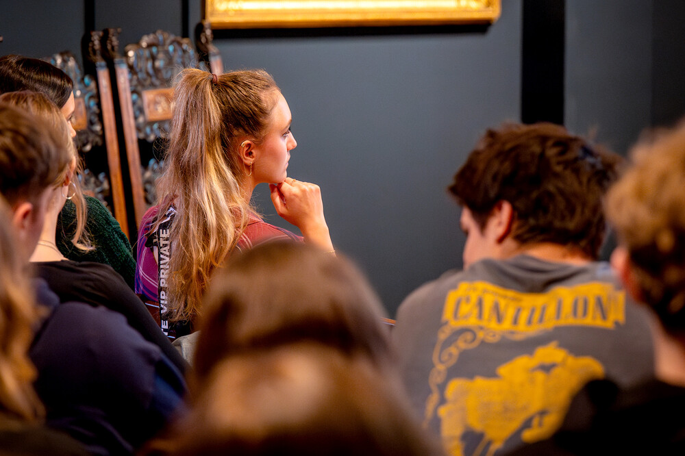 Zajęcia edukacyjne „Konspiracja młodzieżowa na Górnym Śląsku 1946-1956” – Tarnowskie Góry, 6 marca 2024. Fot.: IPN K. Łojko