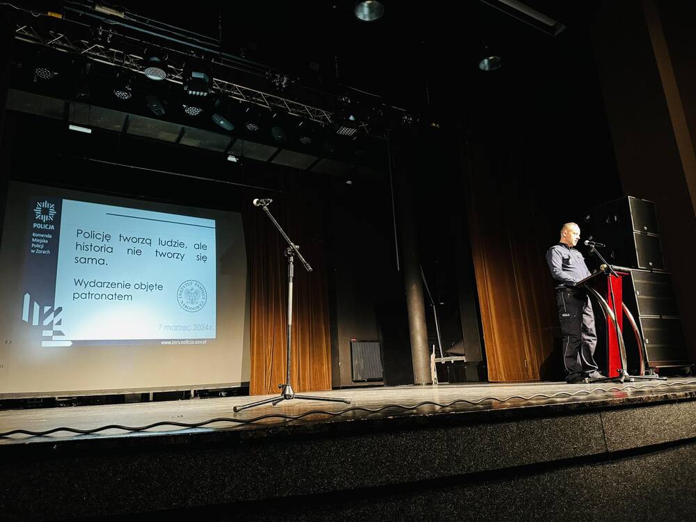 „Policję tworzą ludzie, ale historia nie tworzy się sama“ – Żory, 7 marca 2024