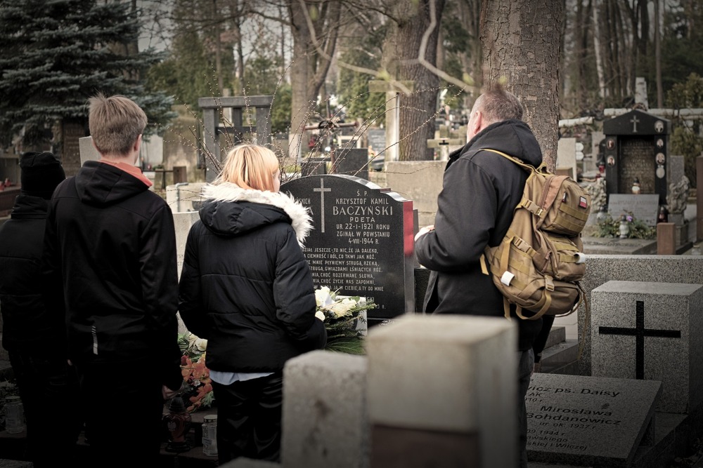 Wyjazd sześćdziesięciu uczestników projektu IPN „Łączka i inne miejsca poszukiwań” – Warszawa, 15 marca 2024. Fot.: Adam Kondracki