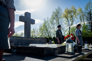 56. rocznica śmierci Zofii Kossak-Szczuckiej (II voto Szatkowska) – Górki Wielkie, 9 kwietnia 2024. Fot.: IPN K. Łojko