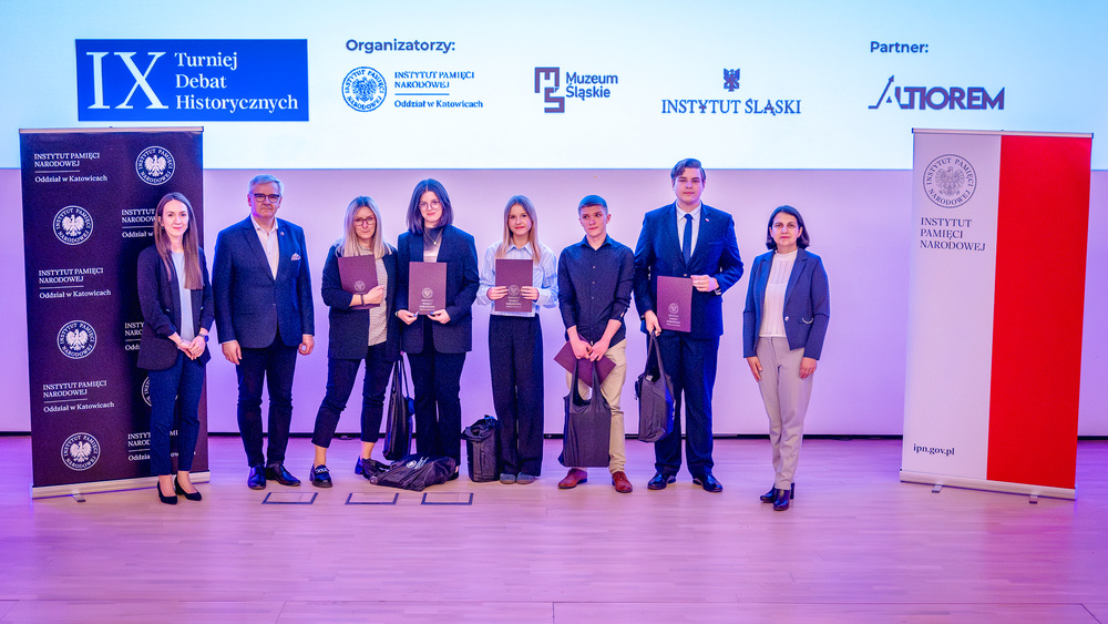 IX Turniej Debat Historycznych IPN w Katowicach – faza finałowa - Katowice, 23 kwietnia 2024. Fot.: IPN K. Łojko