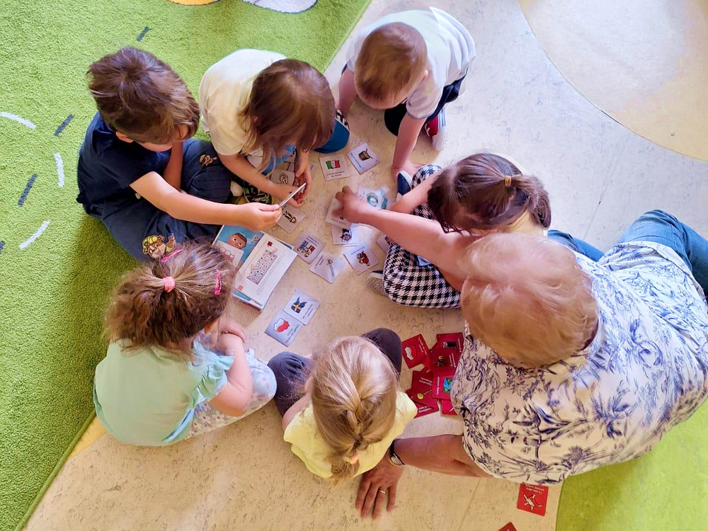 "Historia w kolorach", symbole narodowe wśród najmłodszych - Przyszowice, 8 maja 2024. Fot.: Przedszkole w Przyszowicach