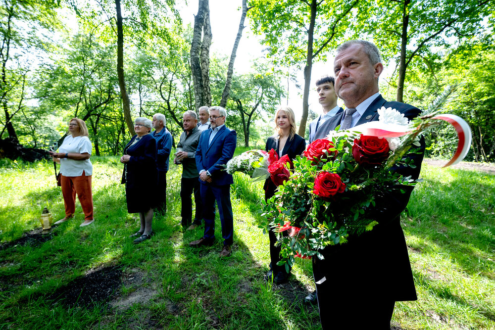 Uroczyste odsłonięcie pomnika upamiętniającego poległych w walce o wolność Śląska - Mysłowice, 10 maja 2024. Fot.: IPN K. Łojko