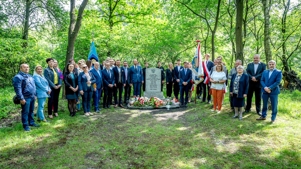 Uroczyste odsłonięcie pomnika upamiętniającego poległych w walce o wolność Śląska - Mysłowice, 10 maja 2024. Fot.: IPN K. Łojko