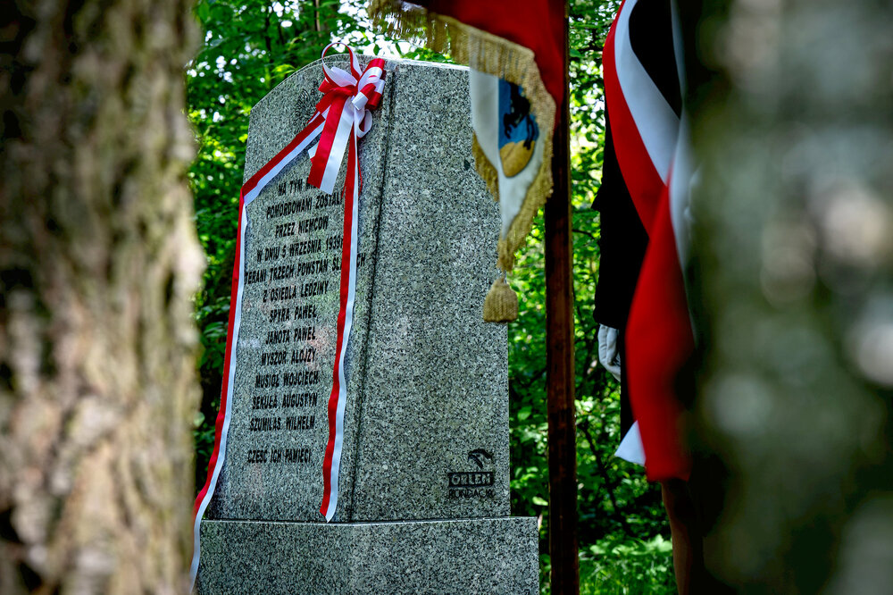 Uroczyste odsłonięcie pomnika upamiętniającego poległych w walce o wolność Śląska - Mysłowice, 10 maja 2024. Fot.: IPN K. Łojko
