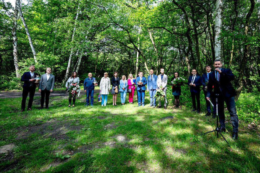 Uroczyste odsłonięcie pomnika upamiętniającego poległych w walce o wolność Śląska - Mysłowice, 10 maja 2024. Fot.: IPN K. Łojko