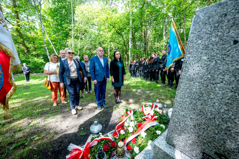 Uroczyste odsłonięcie pomnika upamiętniającego poległych w walce o wolność Śląska - Mysłowice, 10 maja 2024. Fot.: IPN K. Łojko