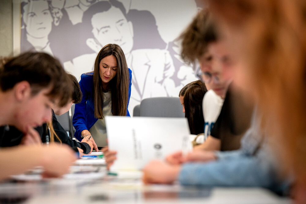 Warsztaty edukacyjne „Katyń. Fakty – opinie – kłamstwa” - Katowice, 15 maja 2024. Fot.: IPN K. Łojko