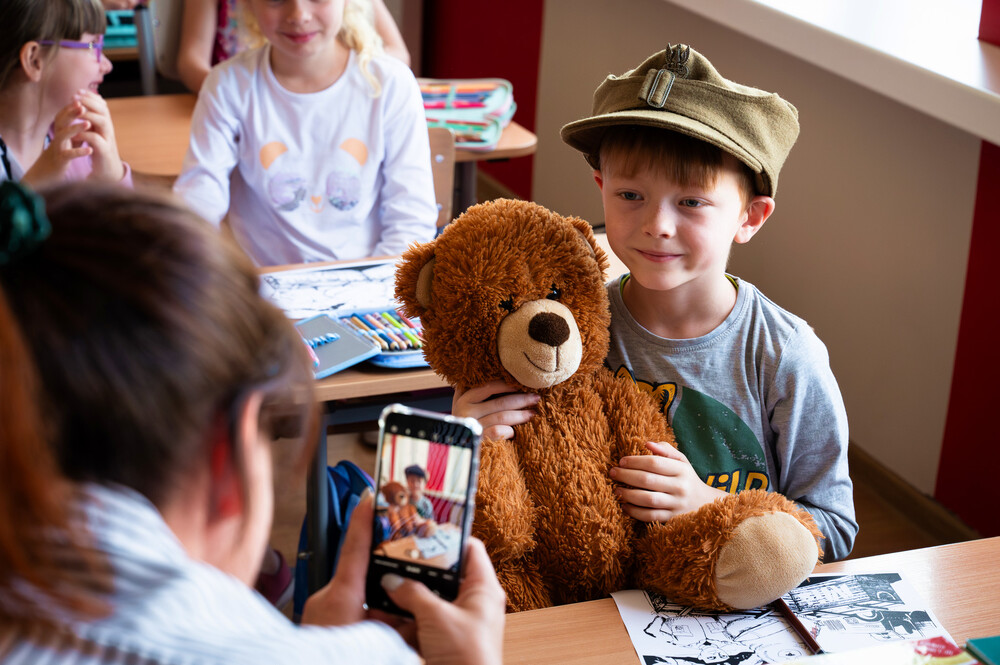 „Polskie drogi do wolności. Bitwa o Monte Cassino”– cykl zajęć edukacyjnych skierowanych do uczniów szkół podstawowych, ponadpodstawowych oraz do przedszkolaków - Myszków, Częstochowa, 13–21 maja 2024. Fot.: IPN