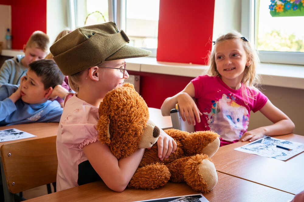 „Polskie drogi do wolności. Bitwa o Monte Cassino”– cykl zajęć edukacyjnych skierowanych do uczniów szkół podstawowych, ponadpodstawowych oraz do przedszkolaków - Myszków, Częstochowa, 13–21 maja 2024. Fot.: IPN