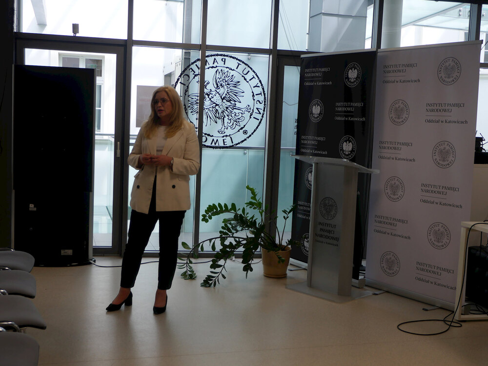 Spotkanie wokół książki Szekspir i Polska. Życie Władysława Tarnawskiego (1885–1951) z udziałem autora dr hab. Tomasza Pudłockiego, prof. UJ – Katowice, 17 maja 2024. Fot.: IPN