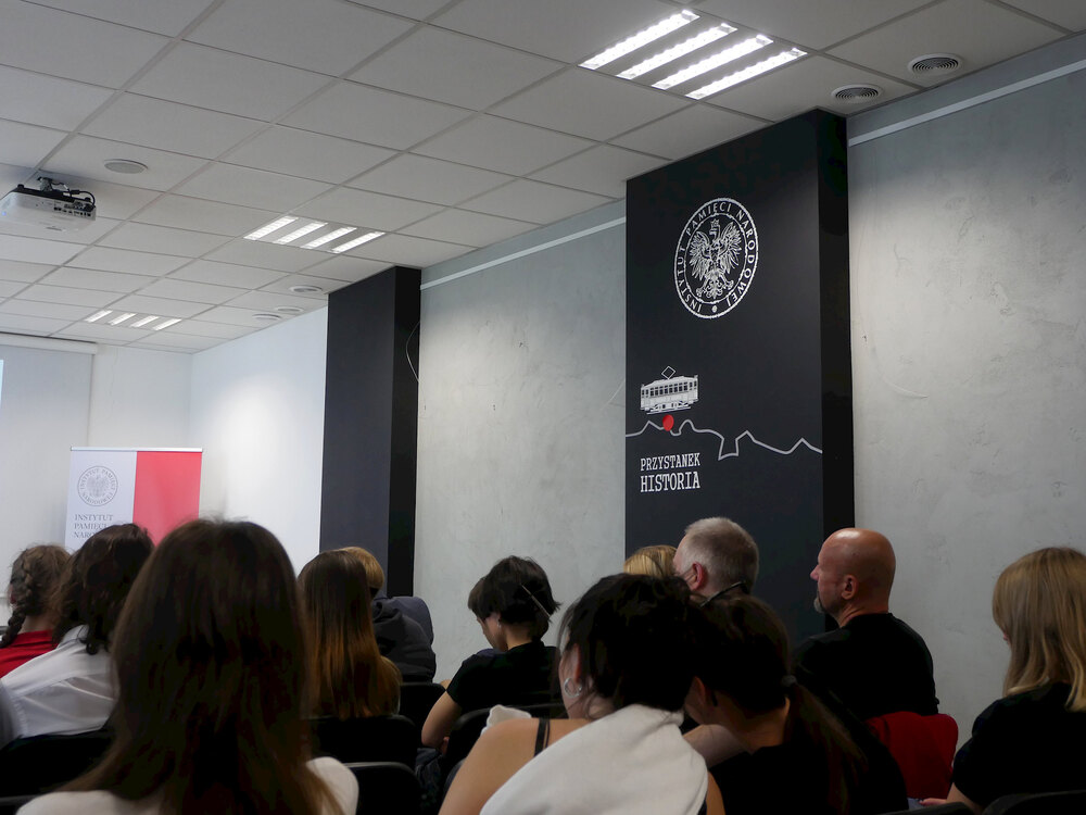 Spotkanie wokół książki Szekspir i Polska. Życie Władysława Tarnawskiego (1885–1951) z udziałem autora dr hab. Tomasza Pudłockiego, prof. UJ – Katowice, 17 maja 2024. Fot.: IPN