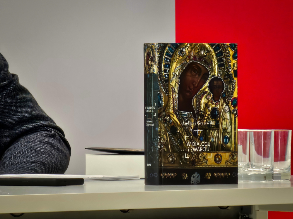 Spotkanie wokół książki „W dialogu i zwarciu. Stolica Apostolska wobec sowieckiego komunizmu 1917-1991" z udziałem jego autora, dr. Andrzeja Grajewskiego - Katowice, 23 maja 2024. Fot.: IPN