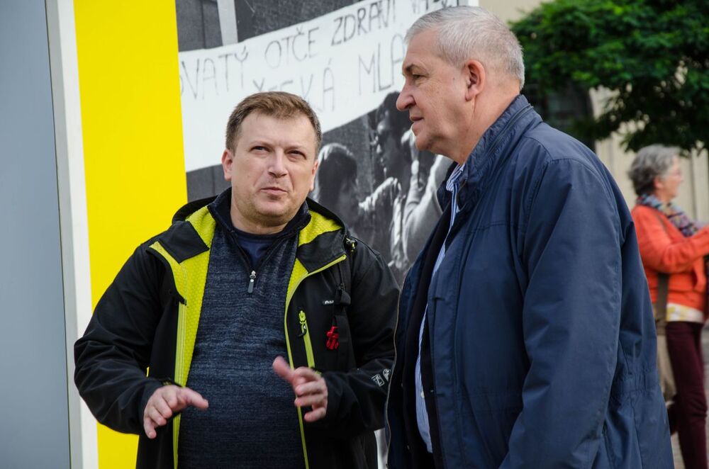 Otwarcie wystawy plenerowej „Wstańcie, chodźmy. Pierwsza pielgrzymka Jana Pawła II do Polski” – Kraków, 16 października 2019