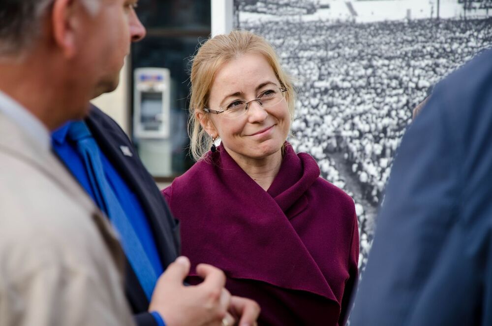 Otwarcie wystawy plenerowej „Wstańcie, chodźmy. Pierwsza pielgrzymka Jana Pawła II do Polski” – Kraków, 16 października 2019